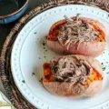 Slow-Cooked Shredded Beef Stuffed Sweet Potatoes - Whole30 & Paleo Approved