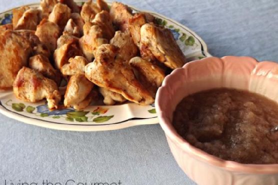 Brined Chicken Breast with Sautéed Onion Dipping Sauce